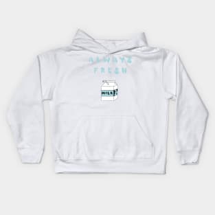 Always Fresh Milk Carton Kids Hoodie